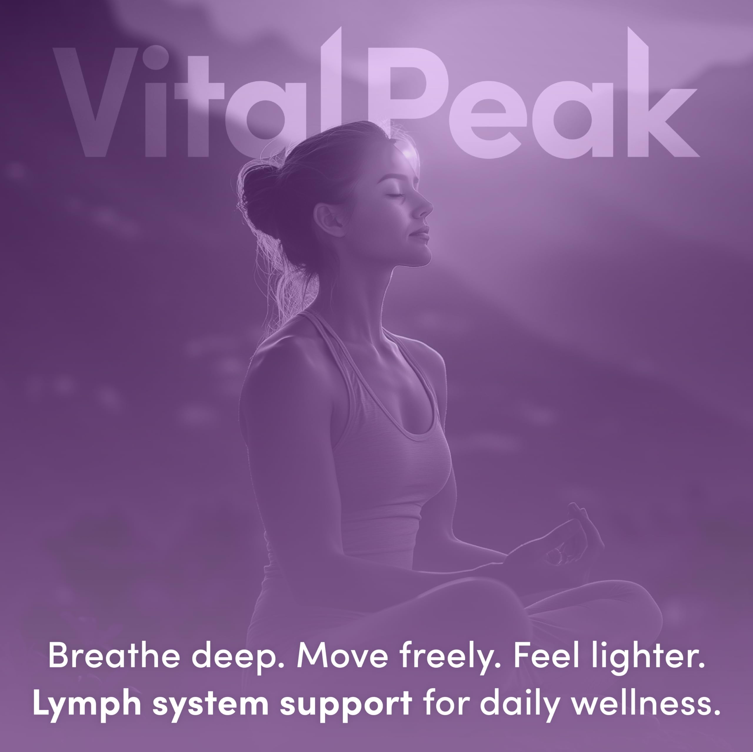 Lymph Peak - Lymphatic Drainage Supplements - Lymph System Support - with Burdock Root, Echinacea Extract, Bromelain, Dandelion Extract & More - Vegan, Non GMO, Gluten Free - 60 Capsules Vital Peak buy supplements Au