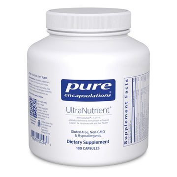 Pure Encapsulations UltraNutrient - Minerals & Multivitamins - Supports Liver & Heart Health* - Supplement for Antioxidants - with Vitamin C, CoQ10 & More - Gluten Free - 180 Capsules Pure EncapsulationsBuy Supplements Australia