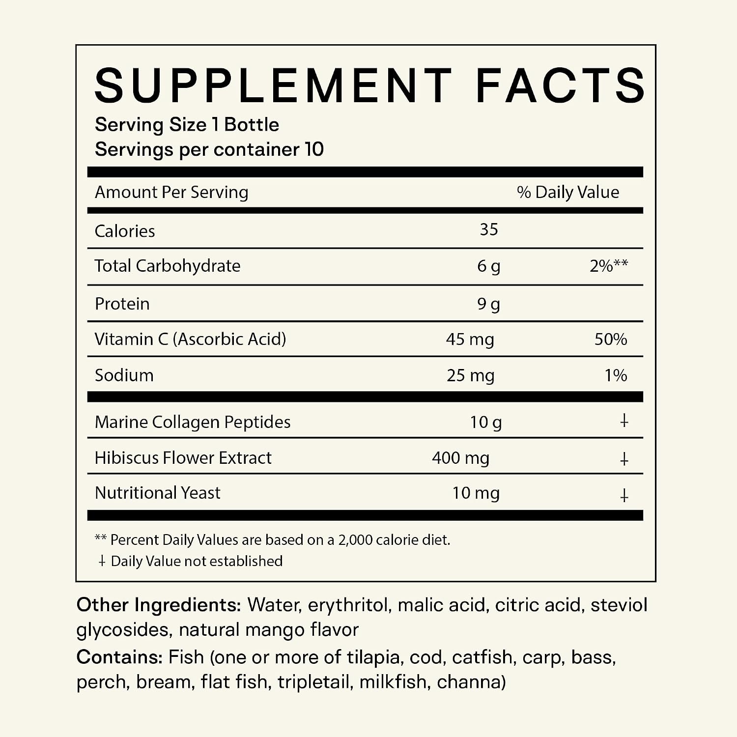 Happy Aging Marine Collagen Peptides Glow Shot 10g - Liquid Collagen for Women with Liposomal Delivery - Promotes Skin Hydration, Elasticity & Radiance - Supports Hair & Nails, 10 Shots