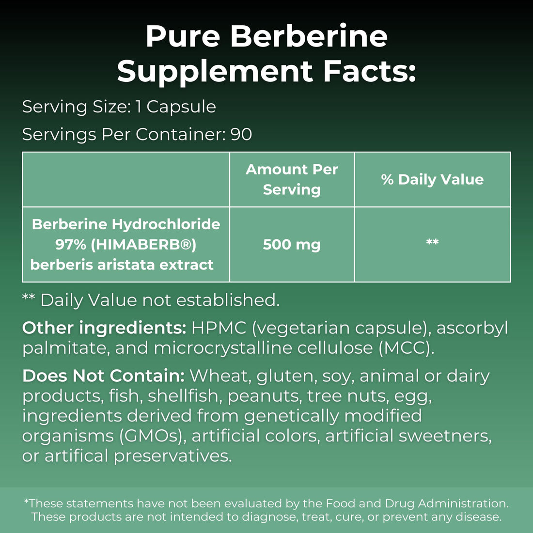 MYOXCIENCE Pure Berberine Himaberb | 500 mg of Berberine HCl per Serving | 90 Servings MYOXCIENCE buy supplements Au
