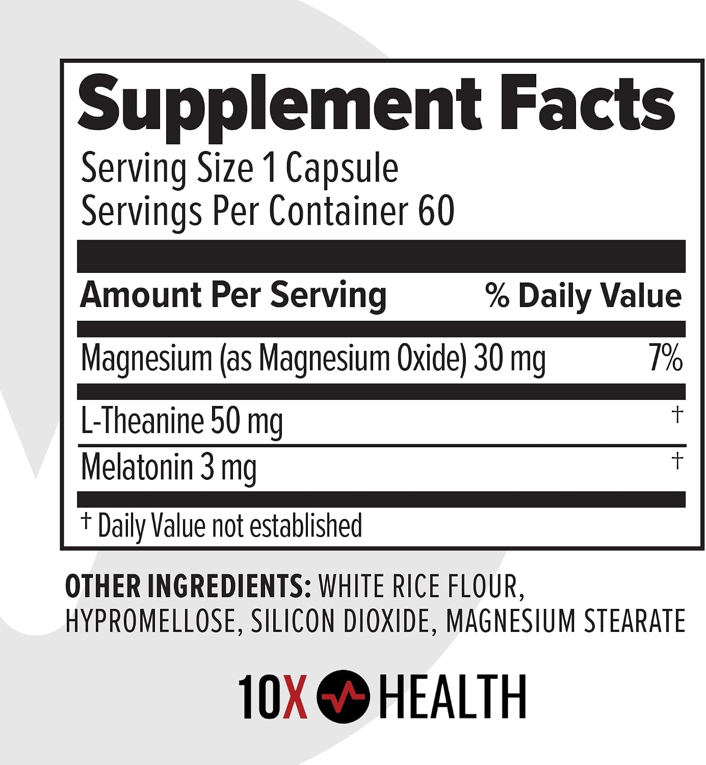 10X Health Calm Drops - AM Calm + PM Sleep Kit | L-Theanine & GABA Liquid Drops + Magnesium, L-Theanine & Melatonin Capsules, 2-Pack