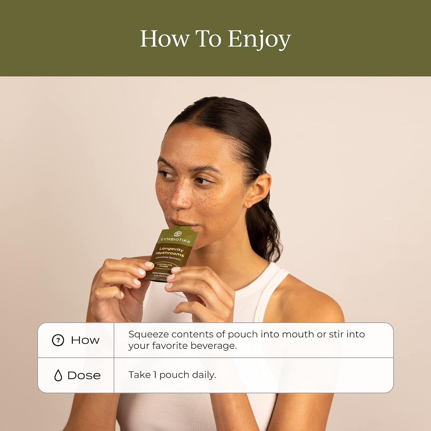 CYMBIOTIKA Liposomal Mushroom, Lion's Mane, for Immune & Energy