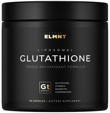2150mg Super Liposomal Glutathione Supplement w. Vitamin C, Quercetin & Pure L Glutathione 2000mg Triple Action Formula Glutathione Liposomal Supplement