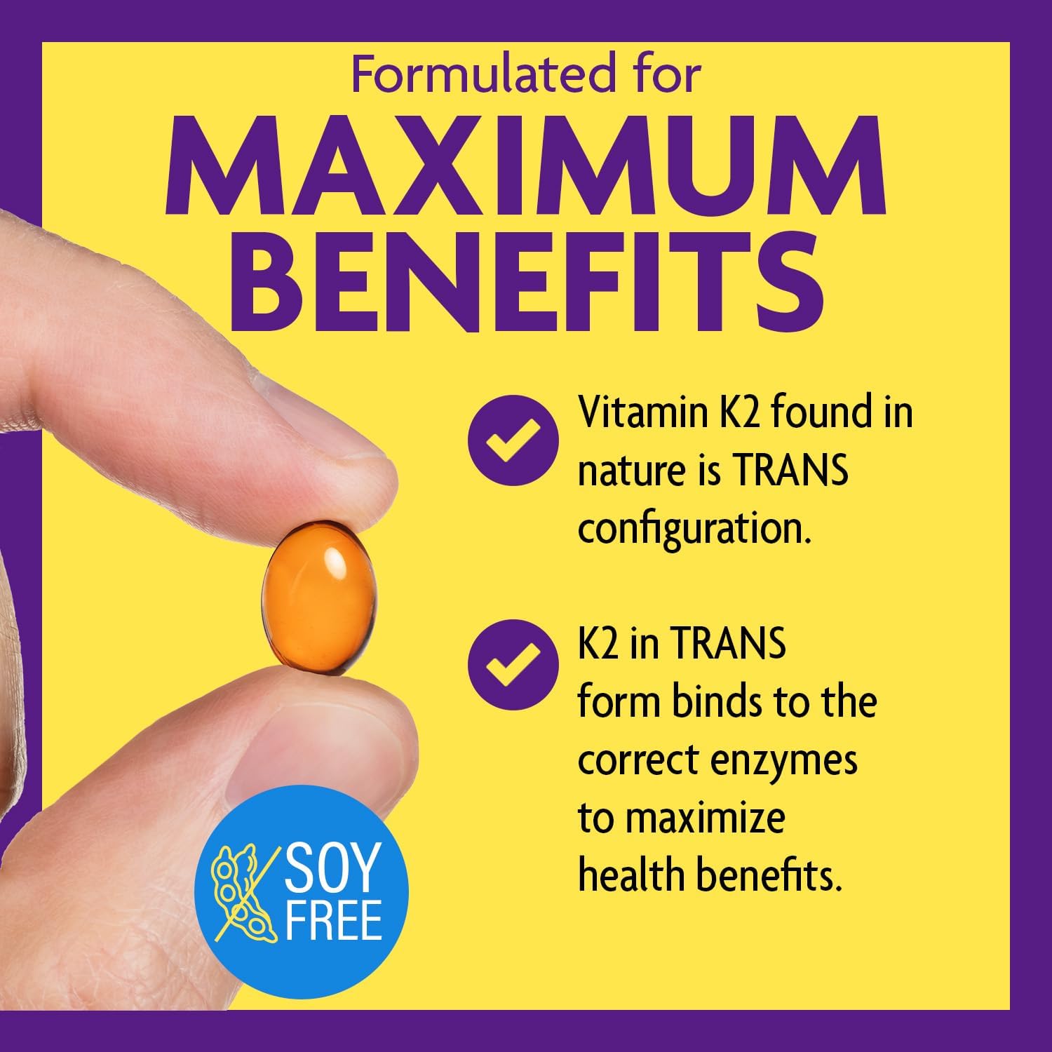 InnovixLabs Vitamin K2 & Probiotic Bundle Full Spectrum Vitamin K2 (90 Softgel Capsules) Multi-Strain Probiotic (60 Time-Release Capsules). Supports Bones, Immune and Healthy Gut. *