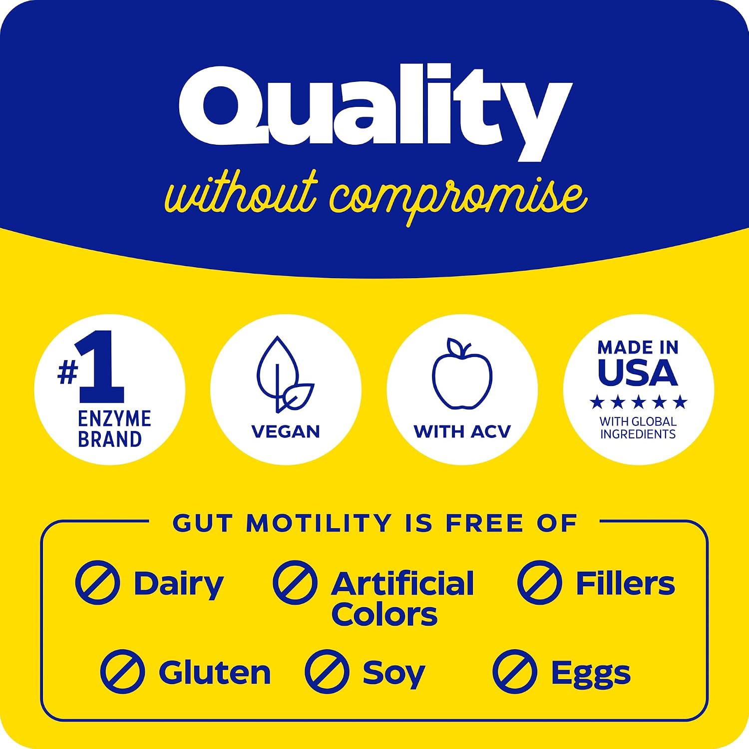 Enzymedica Gut Motility with Apple Cider Vinegar, Artichoke, 30 Caps | Supports digestive movement with ginger and botanical extracts