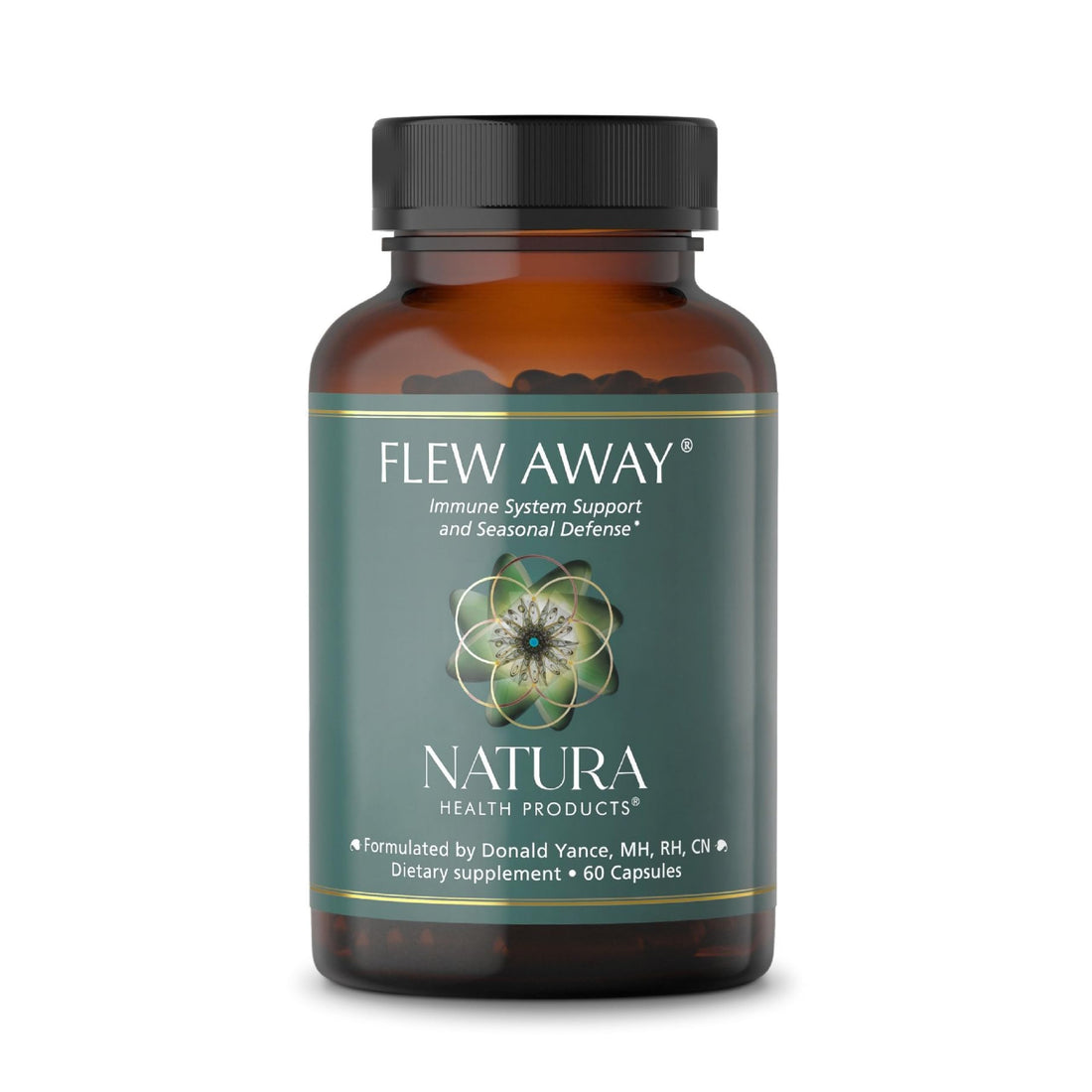 Natura Health Products Flew Away Supplement - Immune System Support & Seasonal Defense - Featuring Ginger, Elderberry, Propolis and Eucalyptus (60 Capsules) Natura Health ProductsBuy Supplements Australia