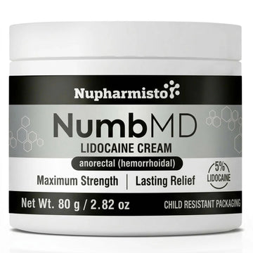 Nupharmisto Numbing Cream Maximum Strength : Long Lasting Numbing Cream with 5X Numbing - Emu Oil and Arnica 80 g / 2.82 oz NupharmistoBuy Supplements Australia