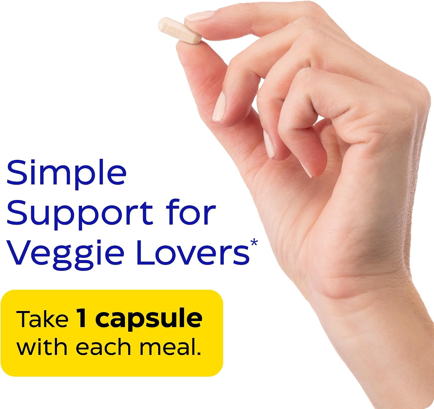 Enzymedica BeanAssist - Digestive Enzyme Supplement for Women & Men, Alpha Galactosidase Enzyme for Digestion & Gut Health Support, Helps Reduce Gas & Bloating, Fast-Acting, Vegan - 30 Caps