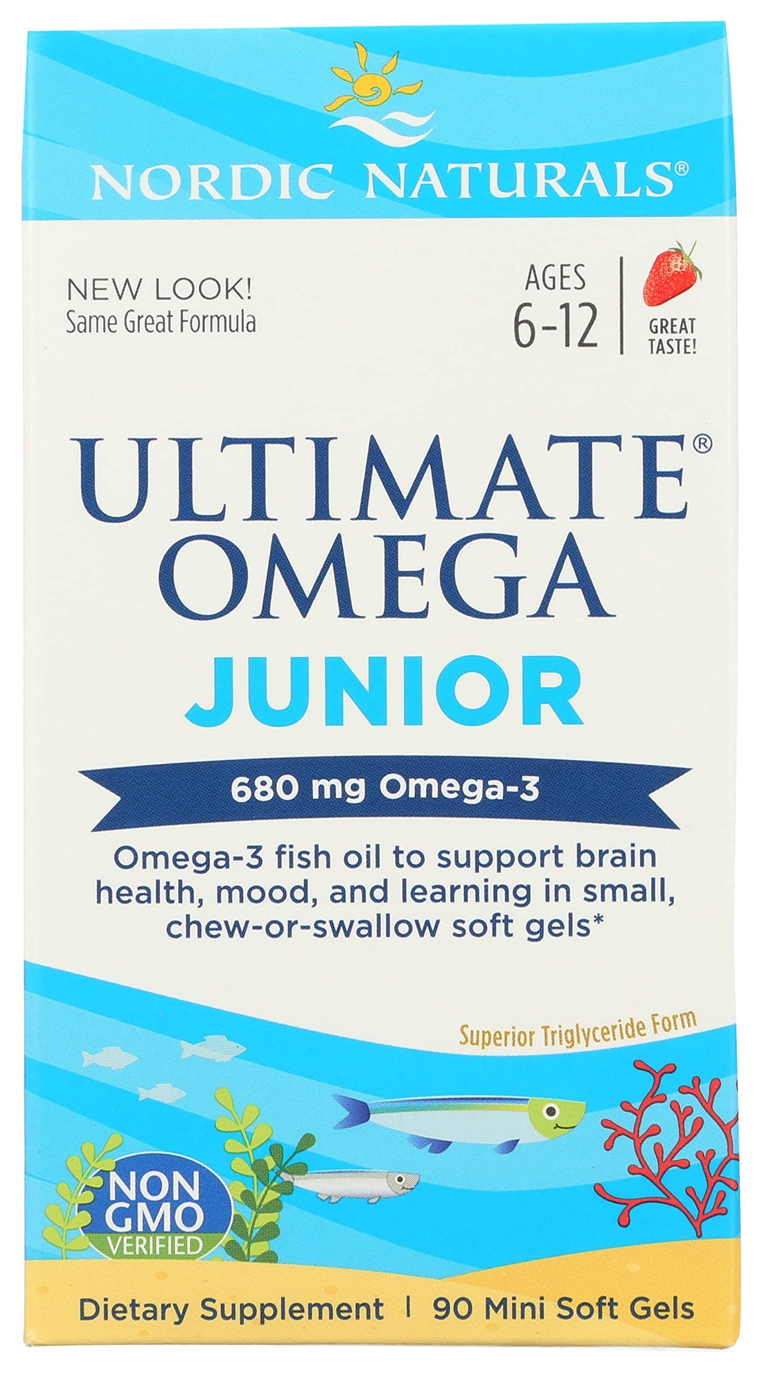 NORDIC NATURALS Junior Ultimate Omega Chewable Softgels, 680 Mg, 90 CT Nordic NaturalsBuy Supplements Australia