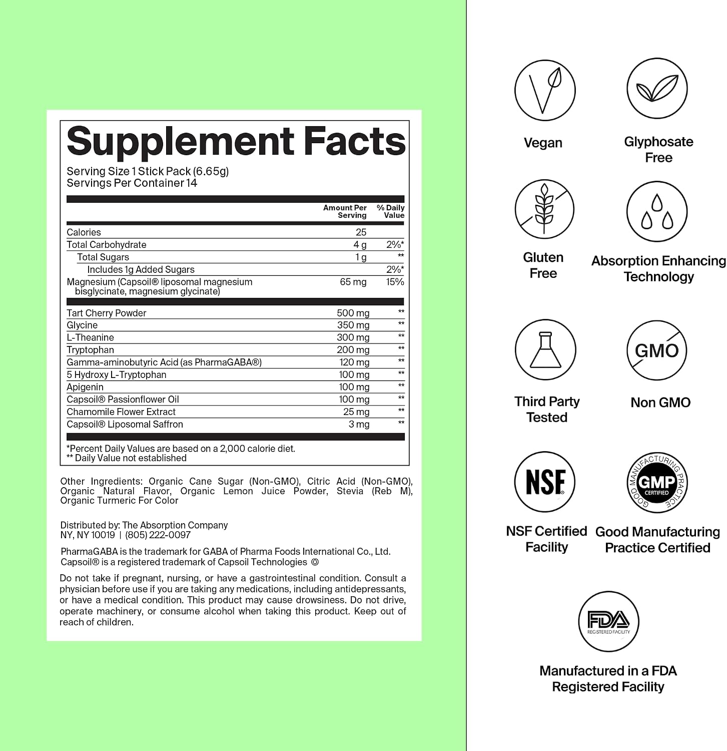 Calm Drink Mix - Supports Cortisol Regulation - Watermelon Lemonade & Electrolyte Powder Packets - Workout Recovery - Mango Lemonade & Sleep Aid Powder - Improve Sleep - Chamomile Lemonade (7 Sticks)