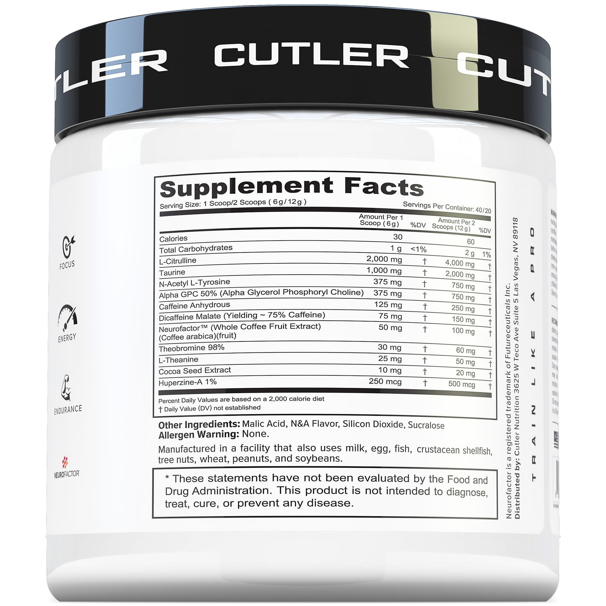 Prevail Pre Workout Powder with Nootropics: Pre-Workout Drink for Men and Women, Cutting Edge Energy and Focus Supplement with L Citrulline, Alpha GPC, L Tyrosine | Sour Rainbow Candy, 40 Scoops | Sour Rainbow Candy, 40 Scoops | With L-Citrulline, Alpha G