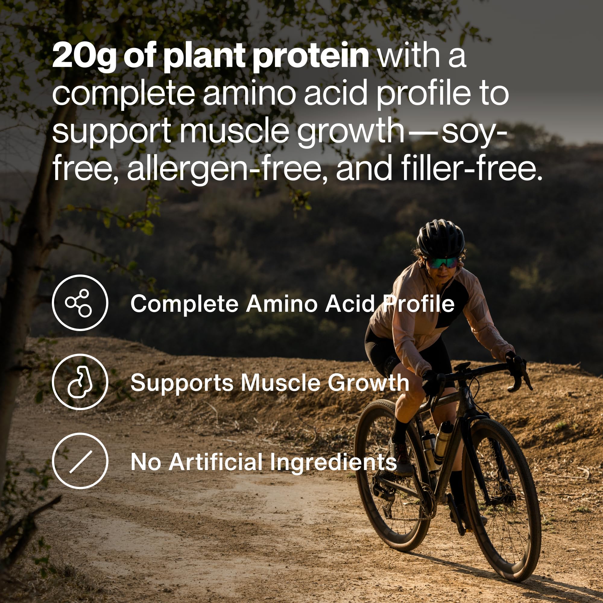 Momentous Vegan Protein Powder, 20g Pea & Rice Blend Protein, Chocolate | Complete Amino Acid Profile to Support Lean Muscle Growth, NSF Certified for Sport, Non-GMO & Gluten-Free (22 Servings)