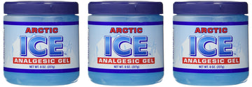 ARCTIC ICE 3 Pack (8 Oz Each) Topical Analgesic Gel for Pain Relief, Adults (Unisex) ARCTIC ICEBuy Supplements Australia