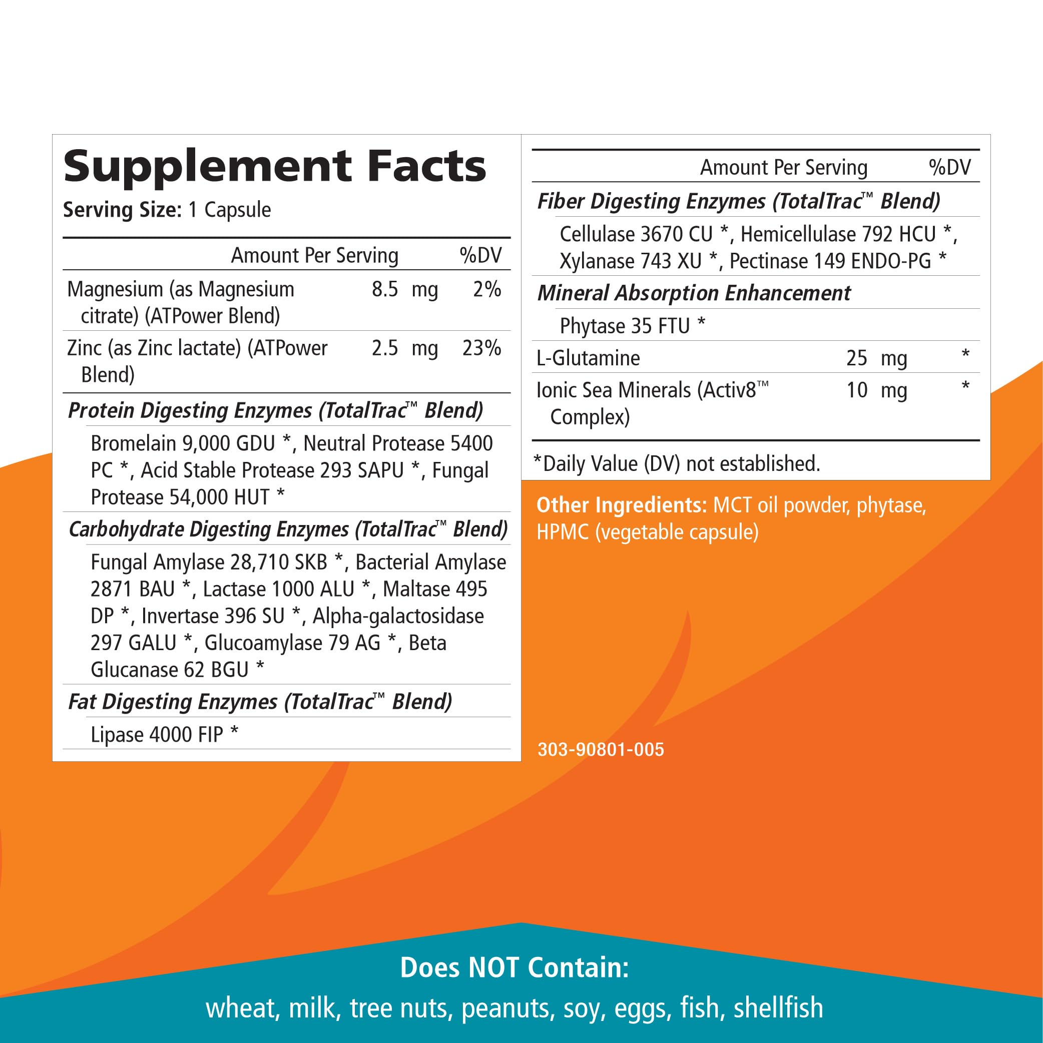 Real-Zymes™ VEGAN Digestive Enzymes Supplement with Probiotics for Better Digestion - Natural Support for Relief of Bloating, Gas, Belching, Diarrhea, Constipation, IBS, etc. - 90 Caps
