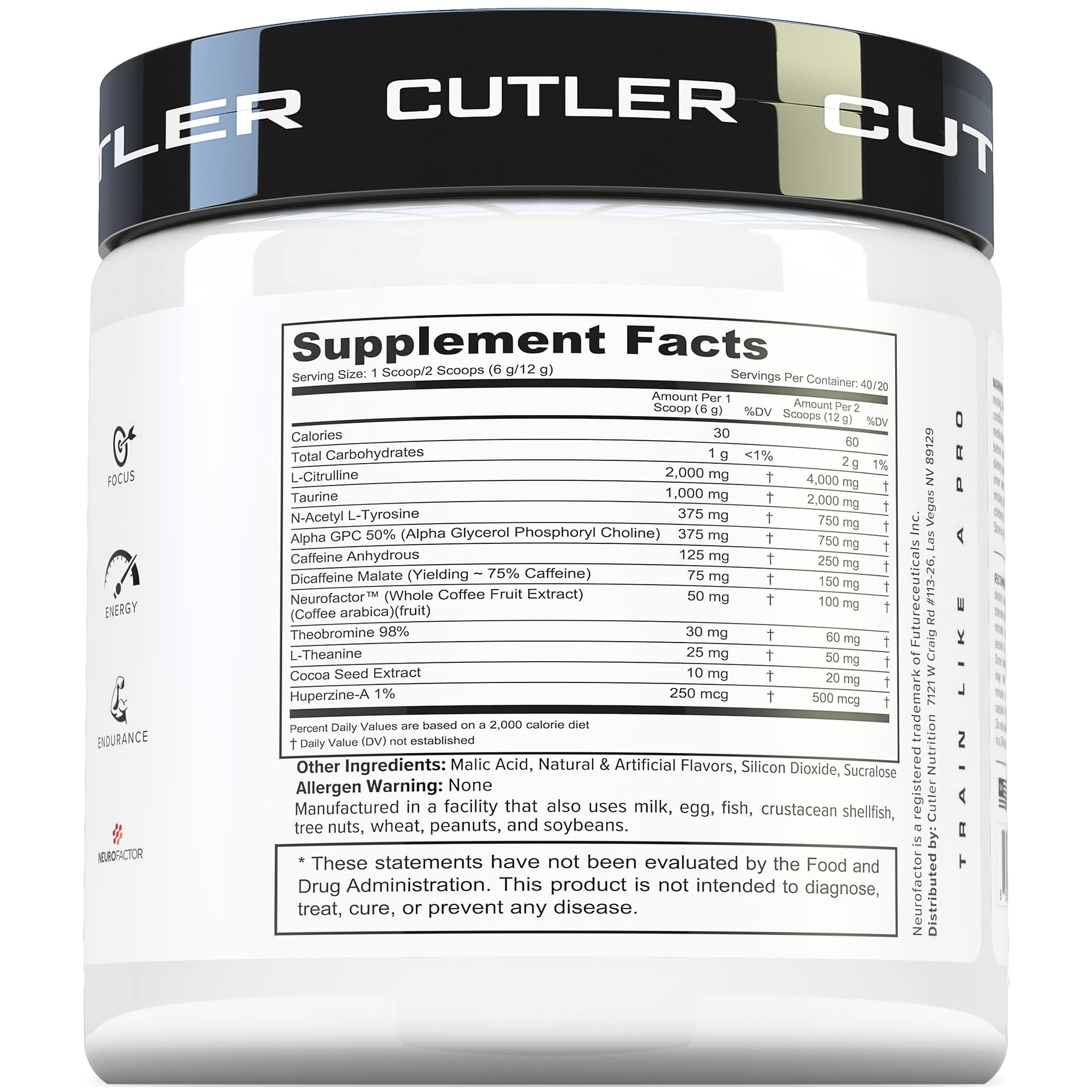 Prevail Pre Workout Powder with Nootropics: Pre-Workout Drink for Men and Women, Cutting Edge Energy and Focus Supplement with L Citrulline, Alpha GPC, L Tyrosine | Sour Rainbow Candy, 40 Scoops | Sour Rainbow Candy, 40 Scoops | With L-Citrulline, Alpha G