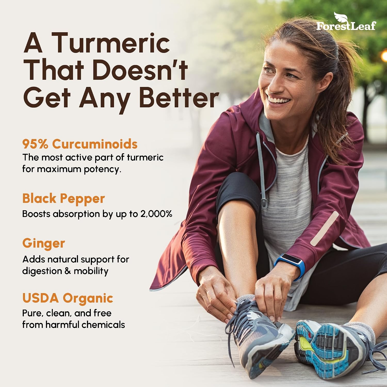 Turmeric Supplement Extra Strength 2265mg - Turmeric Curcumin Supplement w/BioPerine Black Pepper - Tumeric and Ginger Supplements, 95% Curcuminoids, Supports Immune & Joint Health, 120 Caps