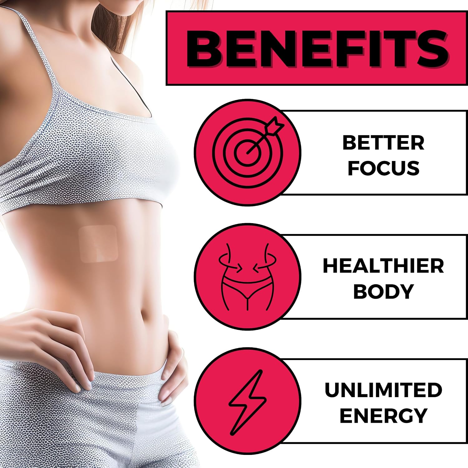 B12 Patches (Pack of 36) - 100% Natural Vitamin Patches for Women, Energy, Focus & Body Support, Self-Adhesive Transparent Patches - Enhanced Formula | Energy, Focus & Body Support, Self-Adhesive Transparent Patches, Enhanced Formula, (Pack of 36)