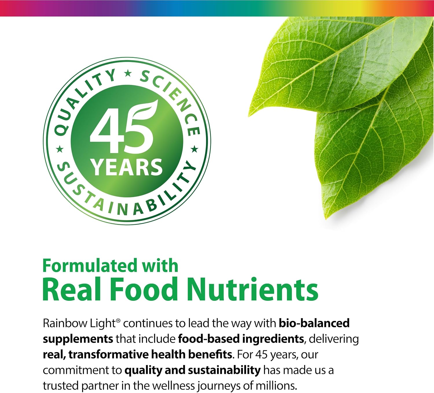Rainbow Light Teen Multivitamin for Boys & Girls | 90 Caplets | with DermaComplex, Iron, Probiotics & Enzymes