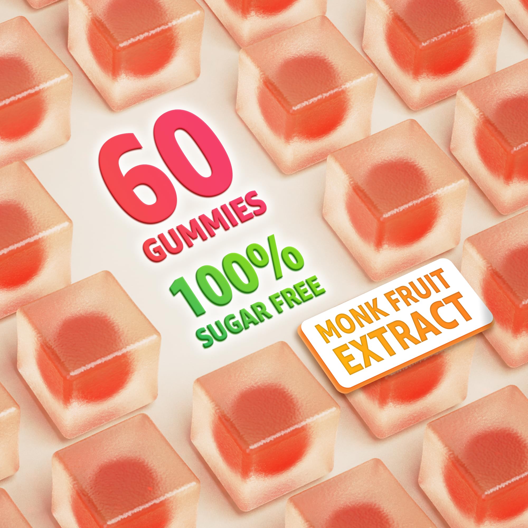 Organic Vitamin C Gummies 120mg for Adults, Sugar Free, Daily Immune Defense, Raw Antioxidant, 100% Whole Food Chewable Vitamin C Supplement from 1200mg Berries & Fruits for Collagen, Vegan, 60 Counts