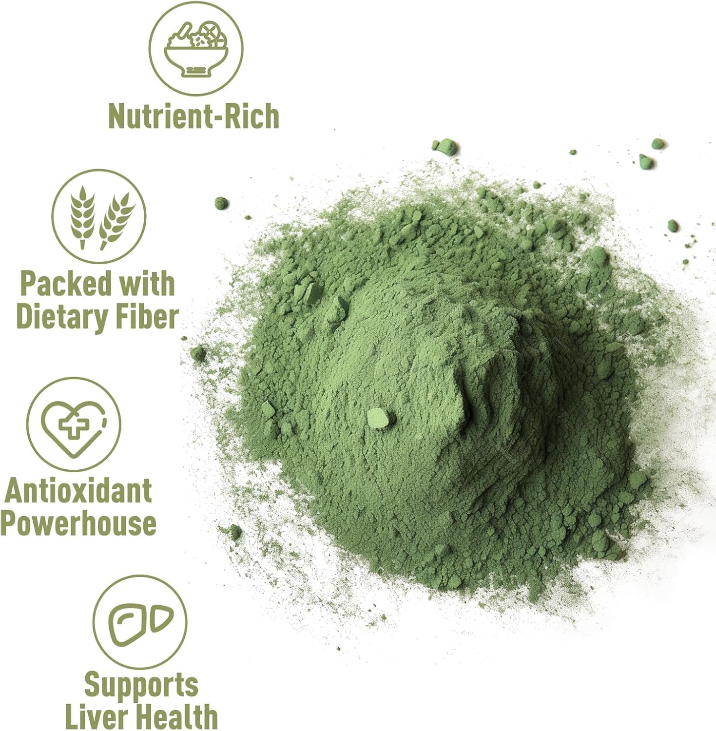 Unleash’d Organic Broccoli Powder 16 oz – 100% Pure Organic Superfood, Raw, Vegan, Non-GMO, Fiber & Vitamin-Rich