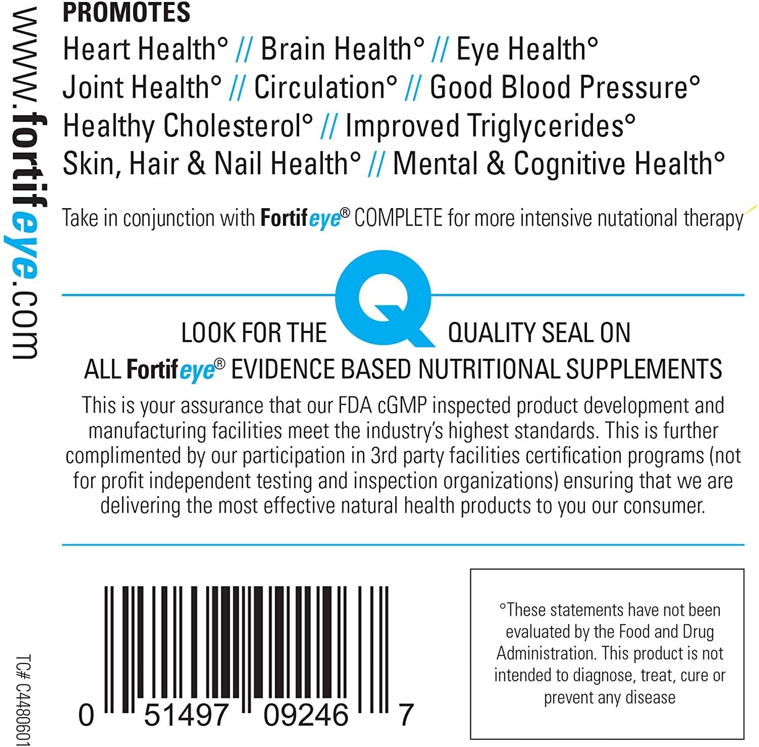Fortifeye Super Omega-3 Max Fish Oil - 60 Count - Quadruple Strength Ultra-Pure rTG Omega-3-2400mg EPA + DHA in 2 Softgels - Expertly Concentrated & Purified in Norway from Wild Fish - Lemon Flavor
