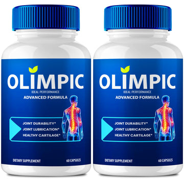 Olimpic Capsules, Advanced Joint Support Supplement Pills for Mobility and Comfort - Maximum Strength, Official Olim Pic Joint Support All Natural Formula, Premium Olim-Pic Reviews (2 Pack) IDEAL PERFORMANCEBuy Supplements Australia