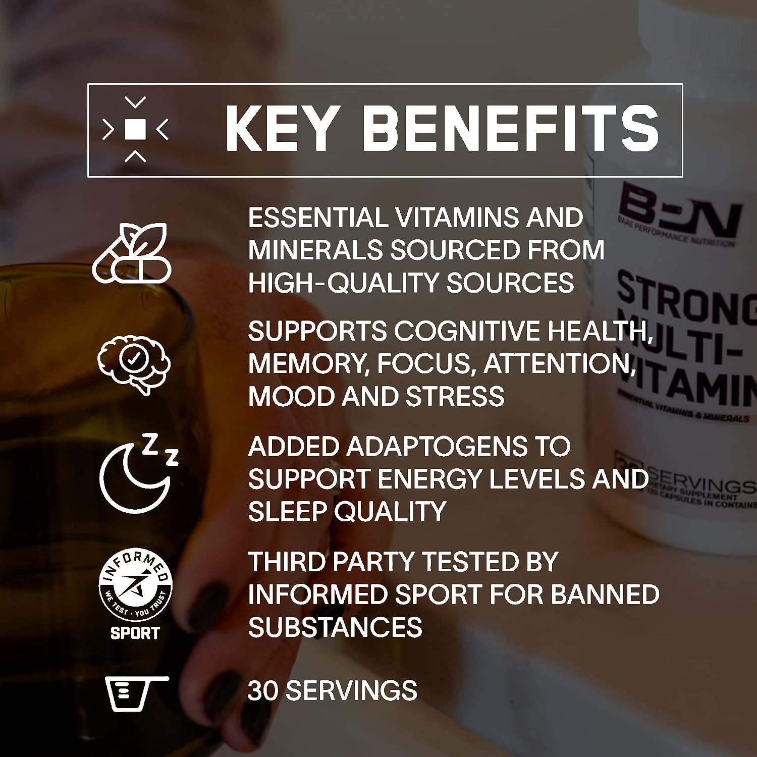 BARE PERFORMANCE NUTRITION BPN Strong Multi-Vitamin & Strong Joints Bundle
