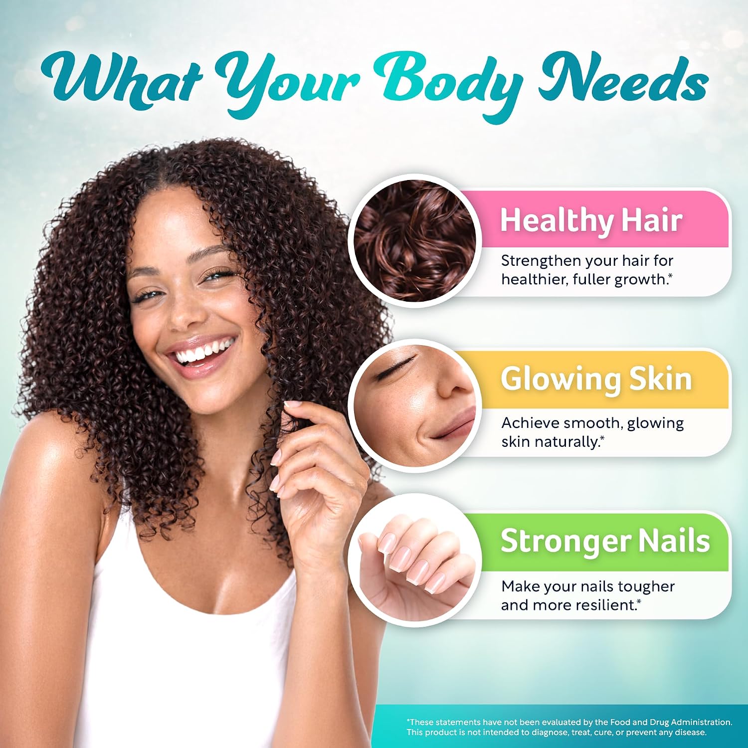 Biotin and Collagen supplements Hair Skin & Nails Vitamin for women and men