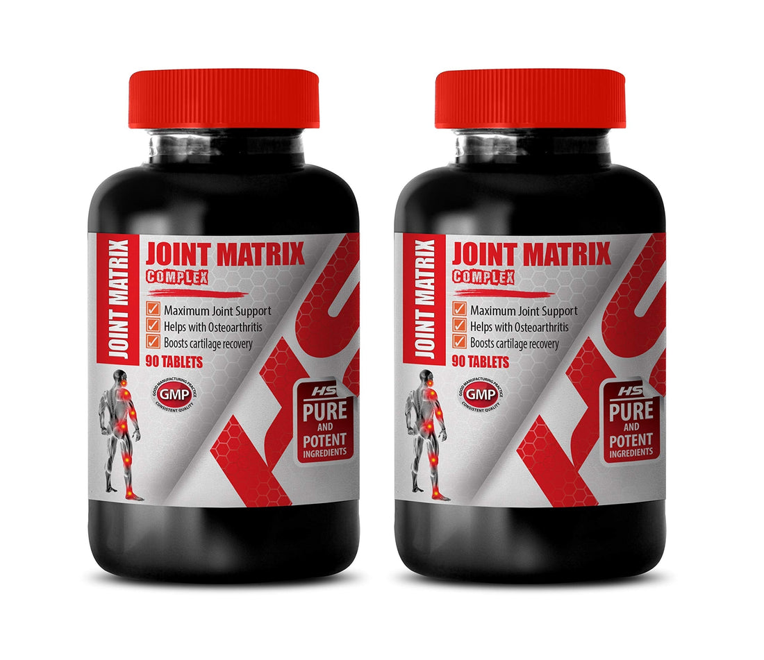Performance Mobility - JOINT MATRIX COMPLEX - Wellness Essentials, Vitality Blend, Herbal Wellness, Strength & Support, Comprehensive Formula, Full-Range Motion 2 Bottles 180 Capsules Healthy Supplements LLCBuy Supplements Australia