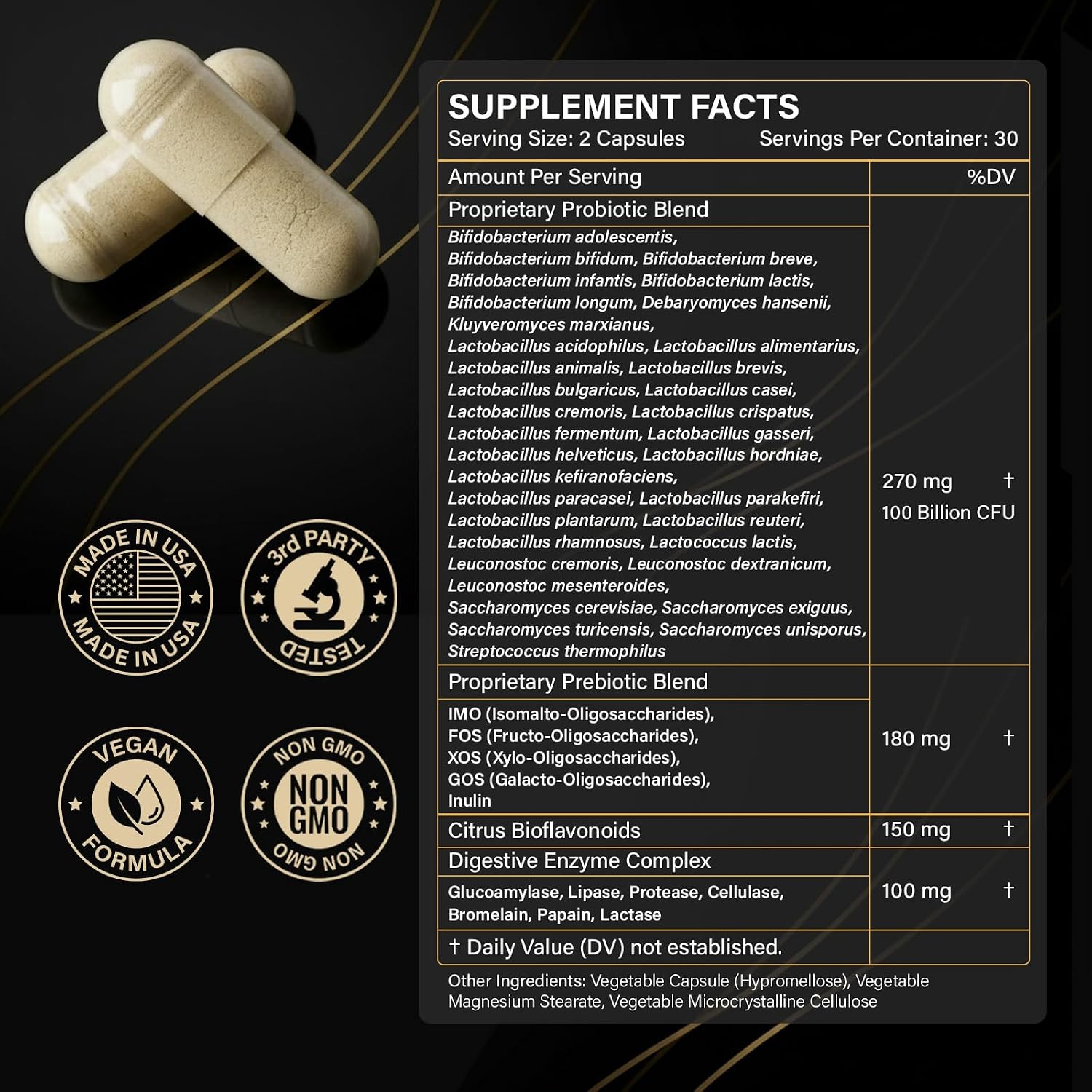 Hydrogen Water Tablets + Probiotics with Prebiotics Bundle 12 PPM H2 Hydrogen Tablets & 35 Strain Probiotics 100 Billion CFU | Daily Supplement Routine | 2 Items
