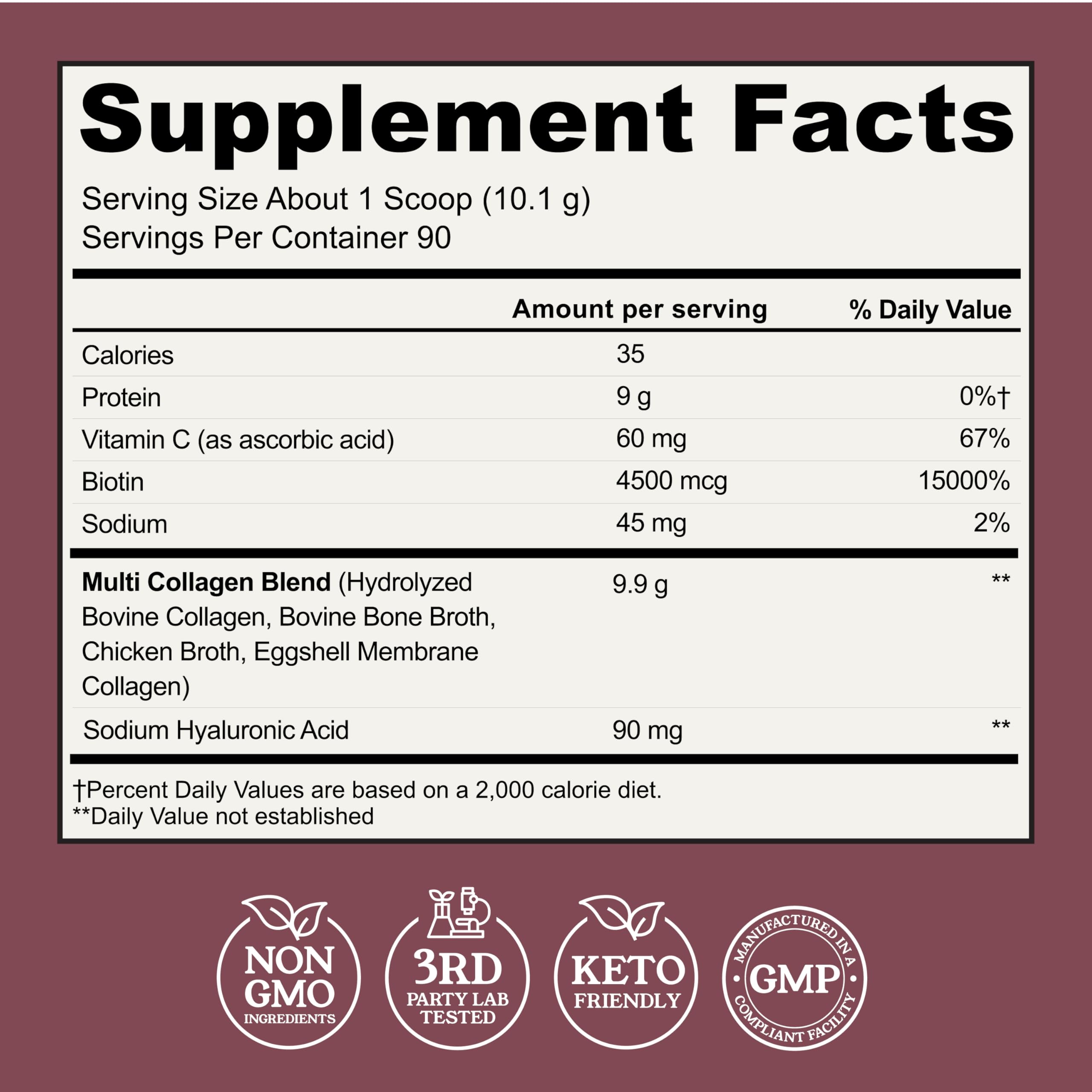 Advanced Collagen Complex Powder – VERISOL®, FORTIBONE®, & FORTIGEL® for Hair, Skin, Bone & Joint Support – Clinically Studied Ingredients – Grass-Fed Hydrolyzed Collagen Peptides – 30 Servings