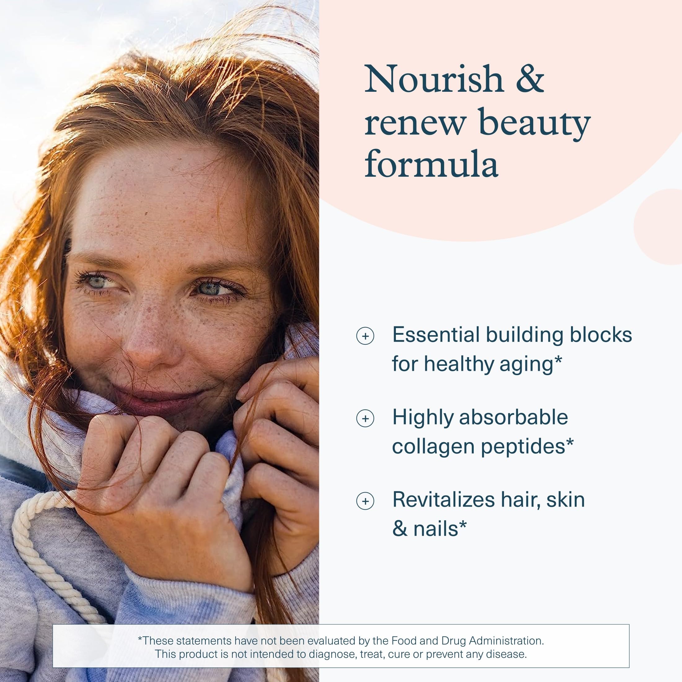 Youtheory Advanced Collagen - 6,000 mg Hydrolyzed Collagen Peptides - Includes Antioxidants & Contains Vitamin C - Hair Growth, Nails, Joint Health & Bone Support
