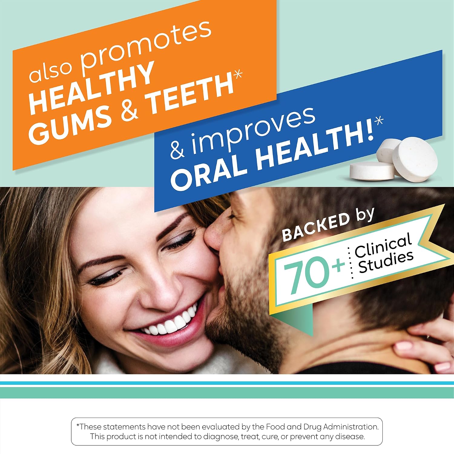 BioGaia Prodentis Fresh Breath Oral Probiotics for Bad Breath & Halitosis | + Zinc to Neutralize Odors | Promotes Healthy Gums & Teeth | 30 Dental Probiotic Lozenges | Dental Hygienist-Recommended