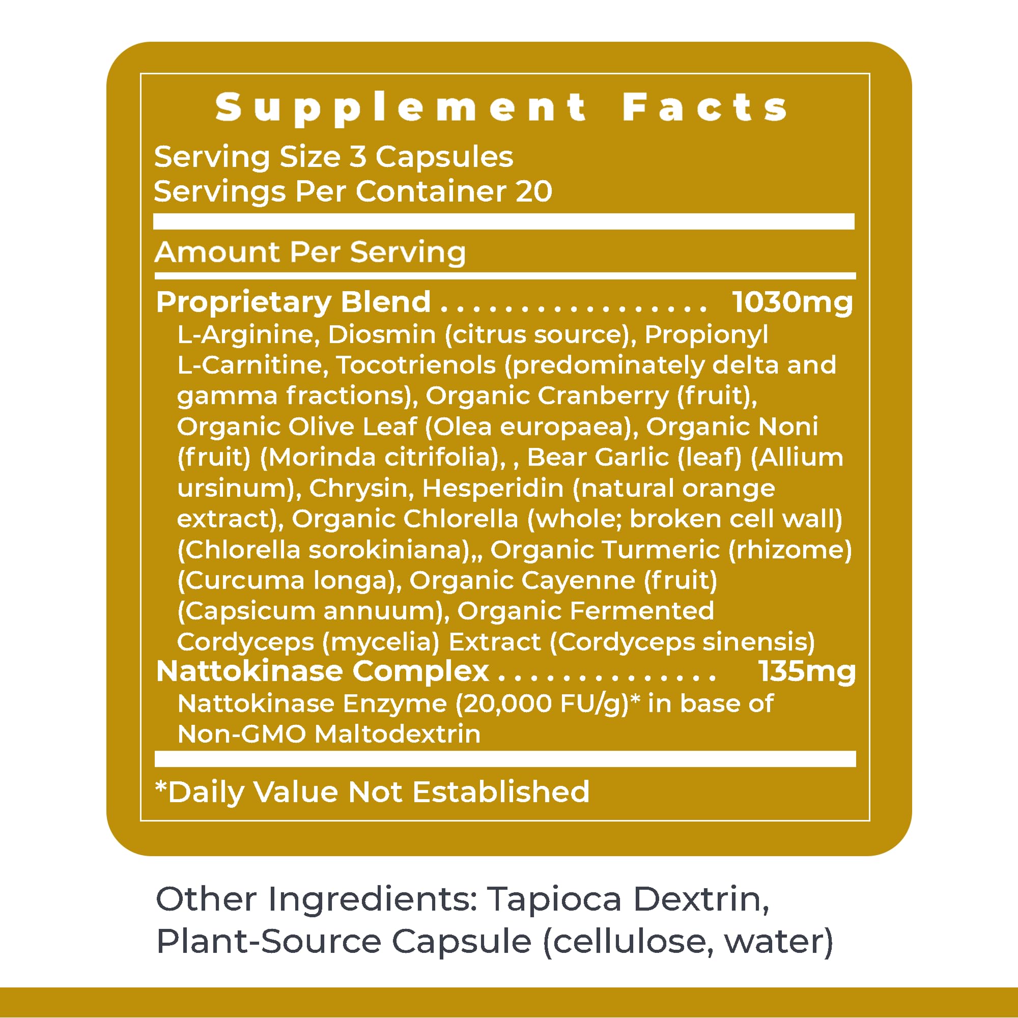 Premier Research Labs CircuZyme - Blood Circulation Supplements Supporting Blood Flow & Vascular Support Featuring Diosmin, Cayenne & Nattokinase, for Men and Women - 60 Vegetarian Capsules Premier Research LabsBuy Supplements Australia
