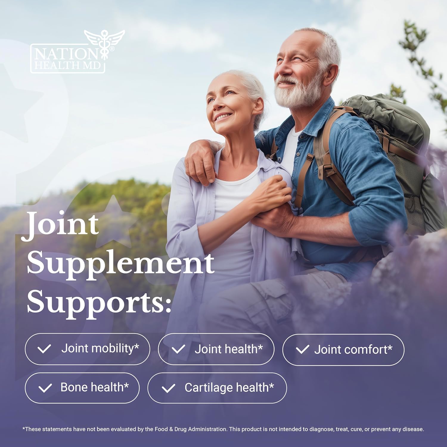 Joint Complex | Joint Supplements for Men & Women | Triple Strength Supplement for Bone Health & Joint Flex, Turmeric, NEM, Boswellia & Collagen, 30 Days Supply, 60 Capsules
