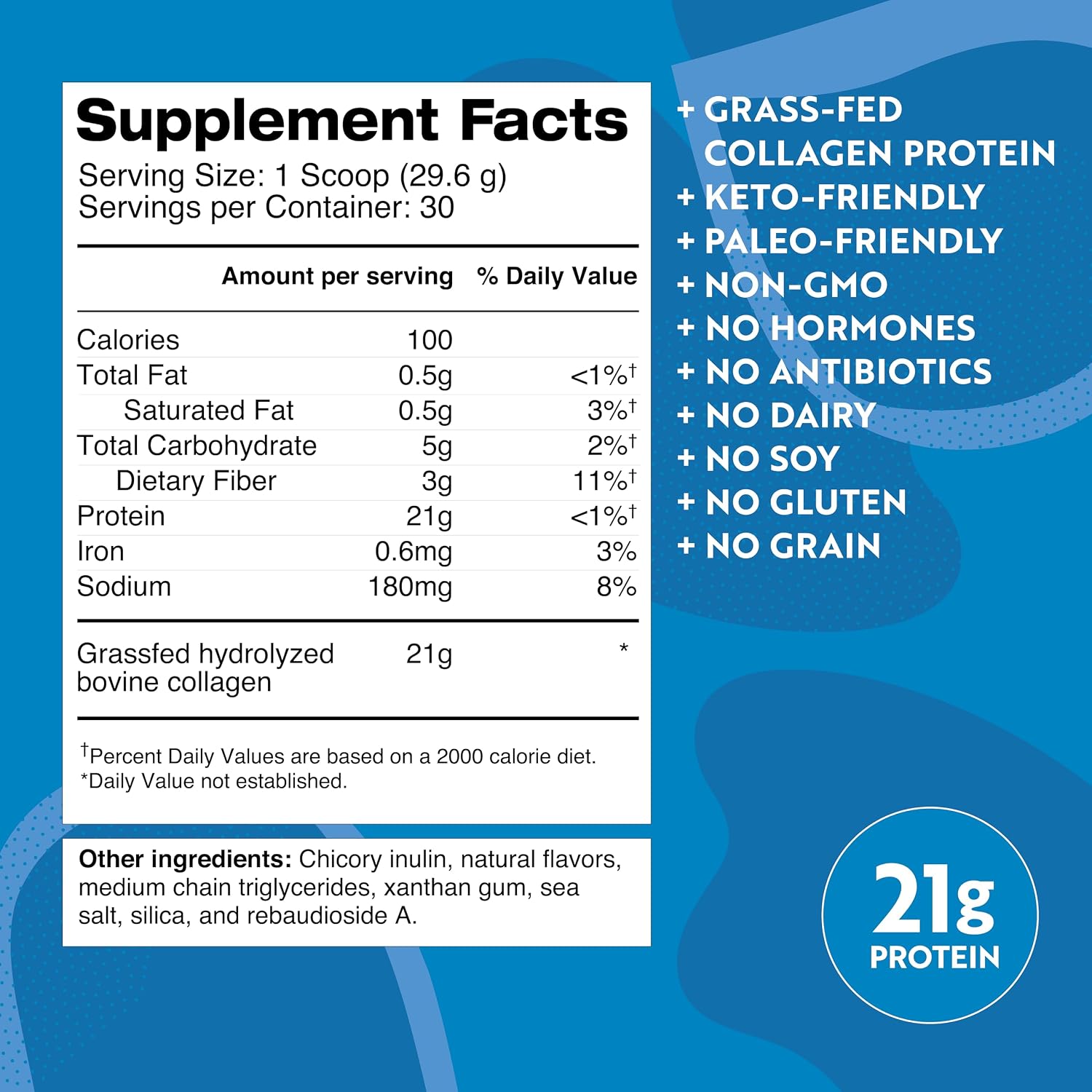 Dr. Kellyann Keto Bone Broth Protein Powder Bundle of (1) Chocolate, (1) Vanilla, & (1) Salted Caramel
