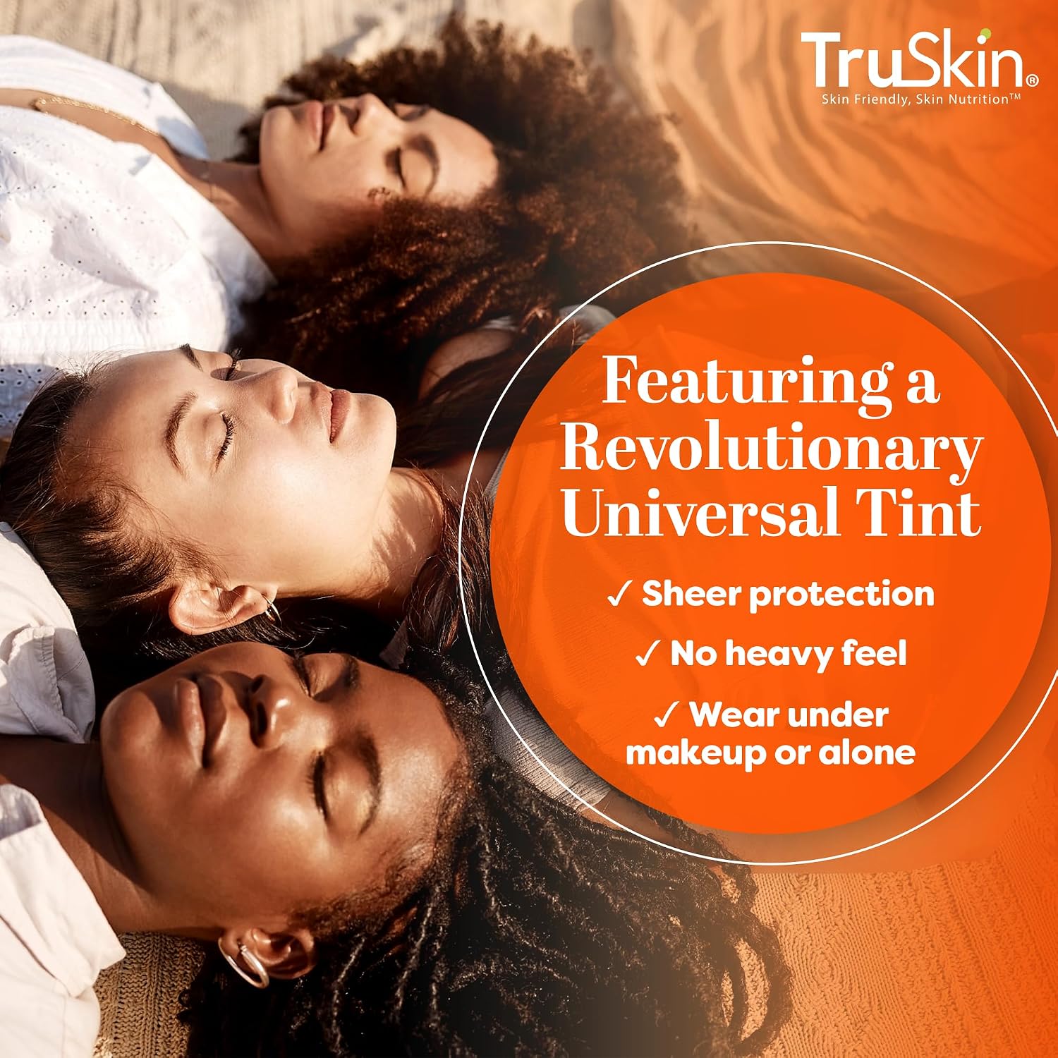 TruSkin SPF 30 Tinted Mineral Sunscreen Face Serum, Zinc Oxide, 1 fl oz | Universal skin tint with Vitamin C, Hyaluronic Acid, Ceramides and Niacinamide for lightweight daily mineral UV protection