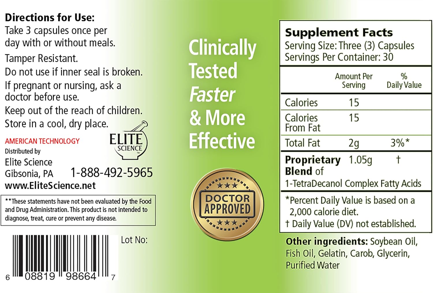 1Tdc Joint & Muscle Health 90 Soft Gels Formulated To Provide Complete Body Relief Enhanced With 1Tetradecanol Complex To Promote Natural Joint Flexibility Safe & Effective