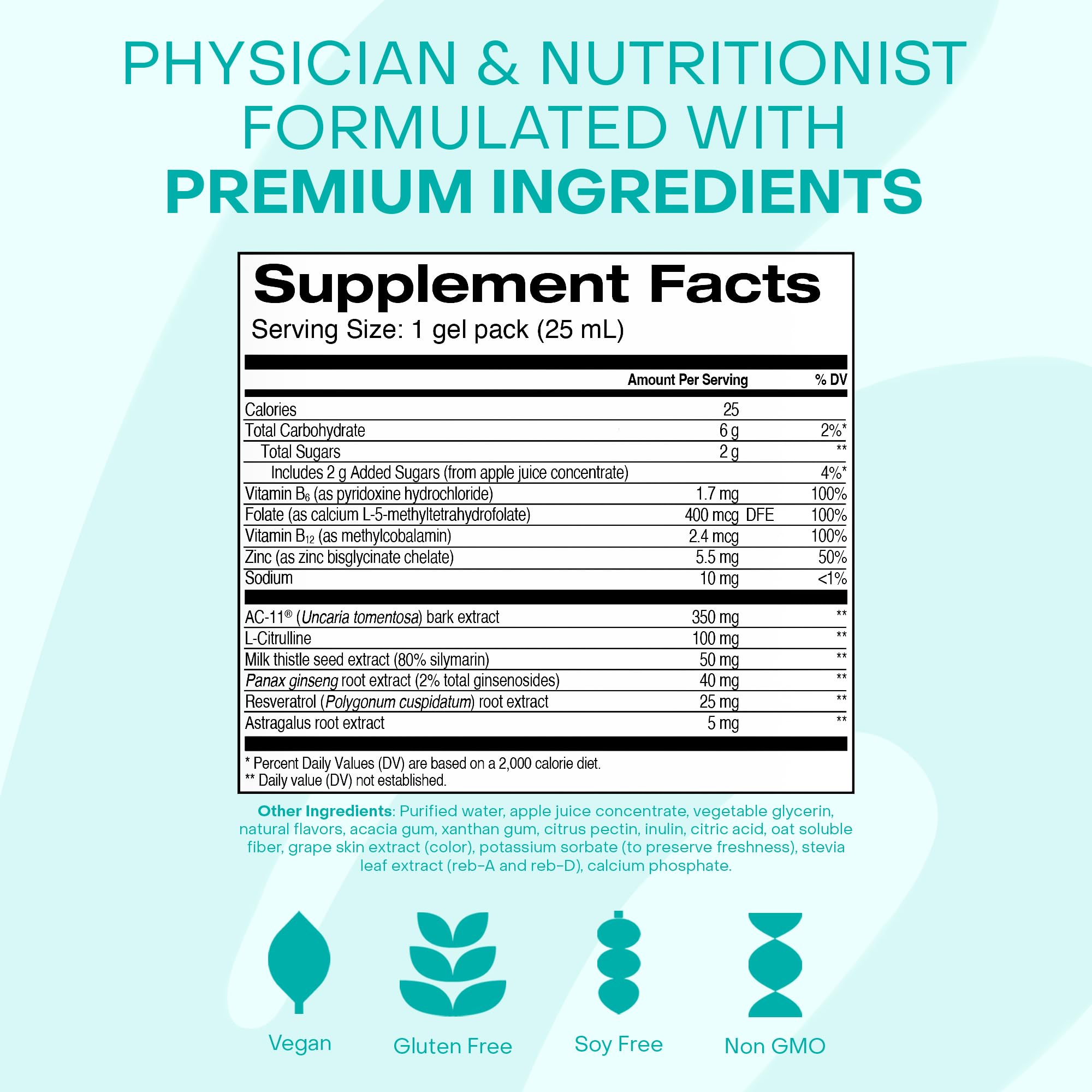 HealthyCell Telomere Length Supplement - Anti-Aging Telomere Lengthening Supplements with Phytonutrients & Vitamins for Cellular Health - AC-11, Astragalus & Resveratrol - 30 Gel Packs, Grape Flavored HealthycellBuy Supplements Australia