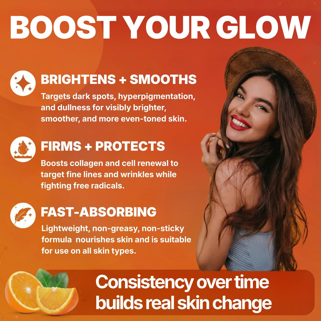 GlowMedik Vitamin C Serum for Face - Illuminating Brightening Serum for Dark Spots - Dark Spot Corrector with Hyaluronic Acid & Vitamin E - Fine Lines & Wrinkles, Sensitive Skin, Made in USA 1 fl oz