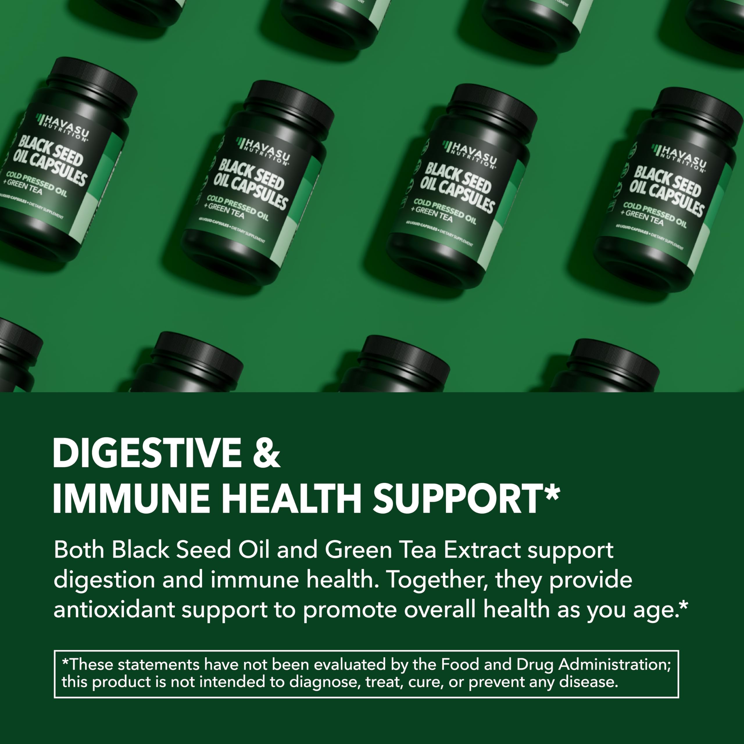 Black Seed Oil Capsules, Vegan, Non-GMO, Cold-Pressed Nigella Sativa, 90ct | 1500mg Per Serving Black Cumin Supplement for Skin Health, Immune Function, and Digestive Health, Unflavored, 30 Servings