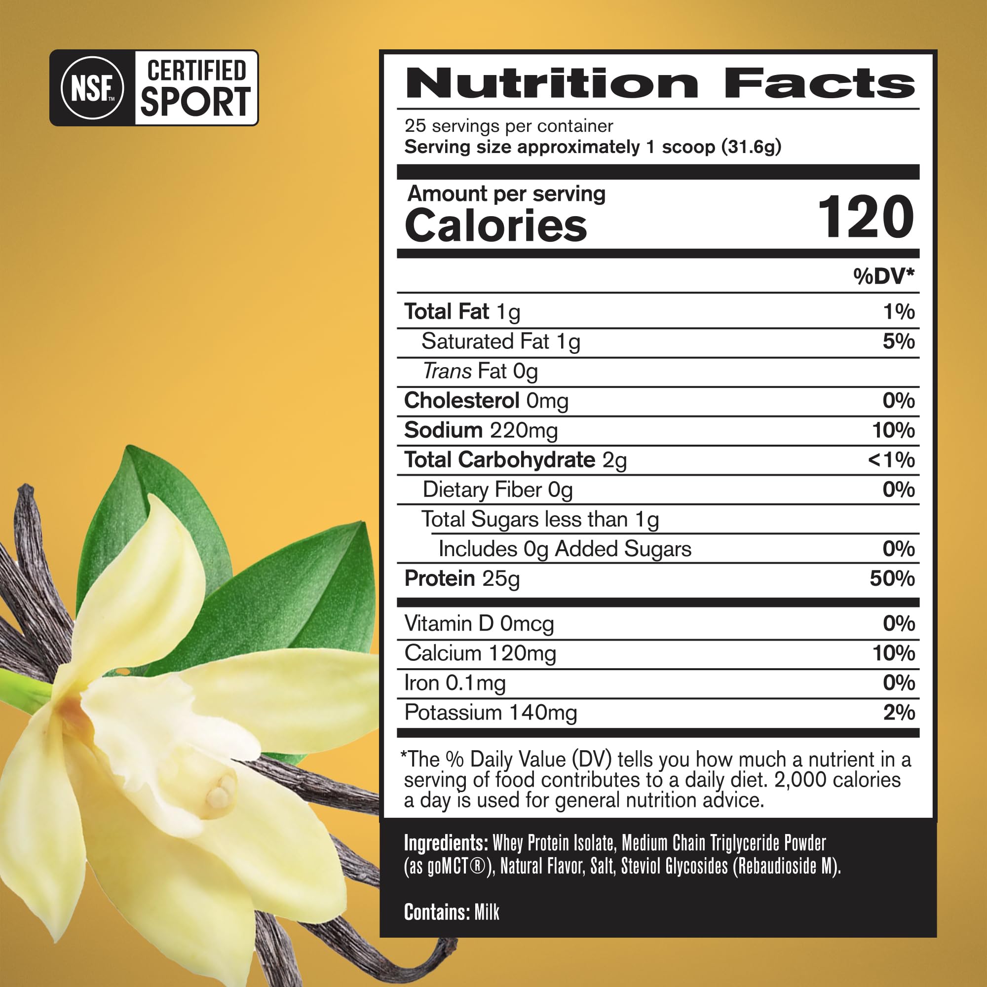 BARE PERFORMANCE NUTRITION, BPN Whey Protein Isolate, Fudge Chocolate, 25g Protein per Serving, 25 Servings