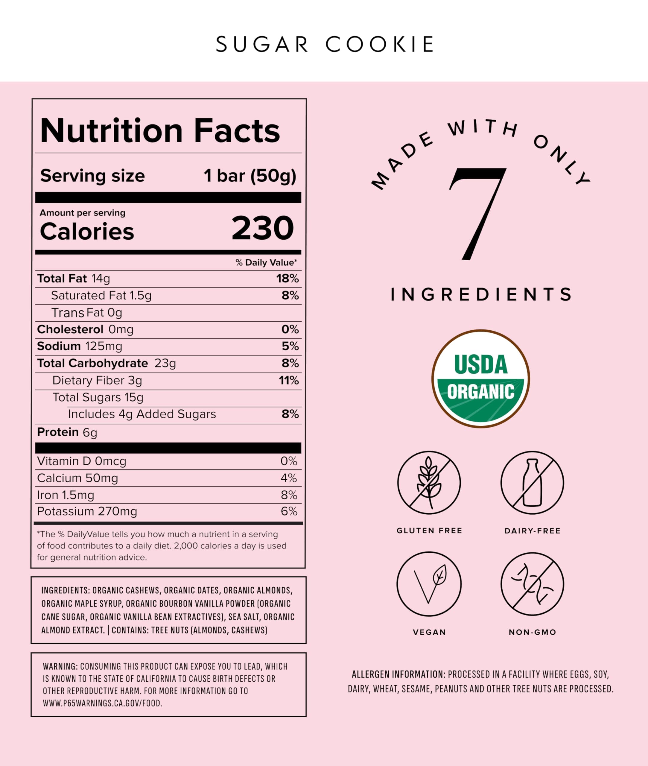 Truvani Plant Based Snack Bars | Variety | 12 Pack | Vegan | 5-8g Protein | USDA Organic and Vegan | Dairy, Soy, and Gluten Free | Individually Wrapped