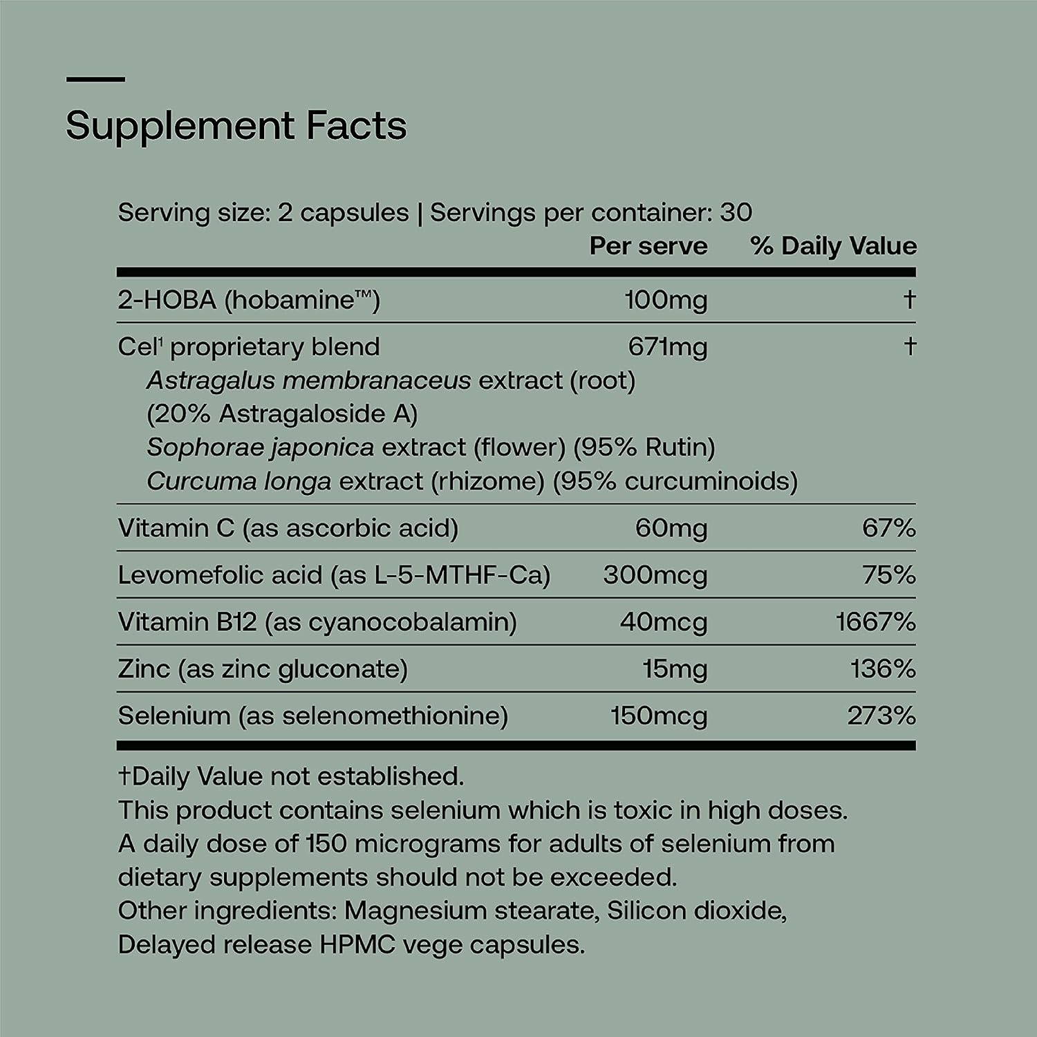 SRW Cel¹ Stability & Cel³ Renewal Supplements (1 Month Supply) - Bundle Pack - 60 Capsules