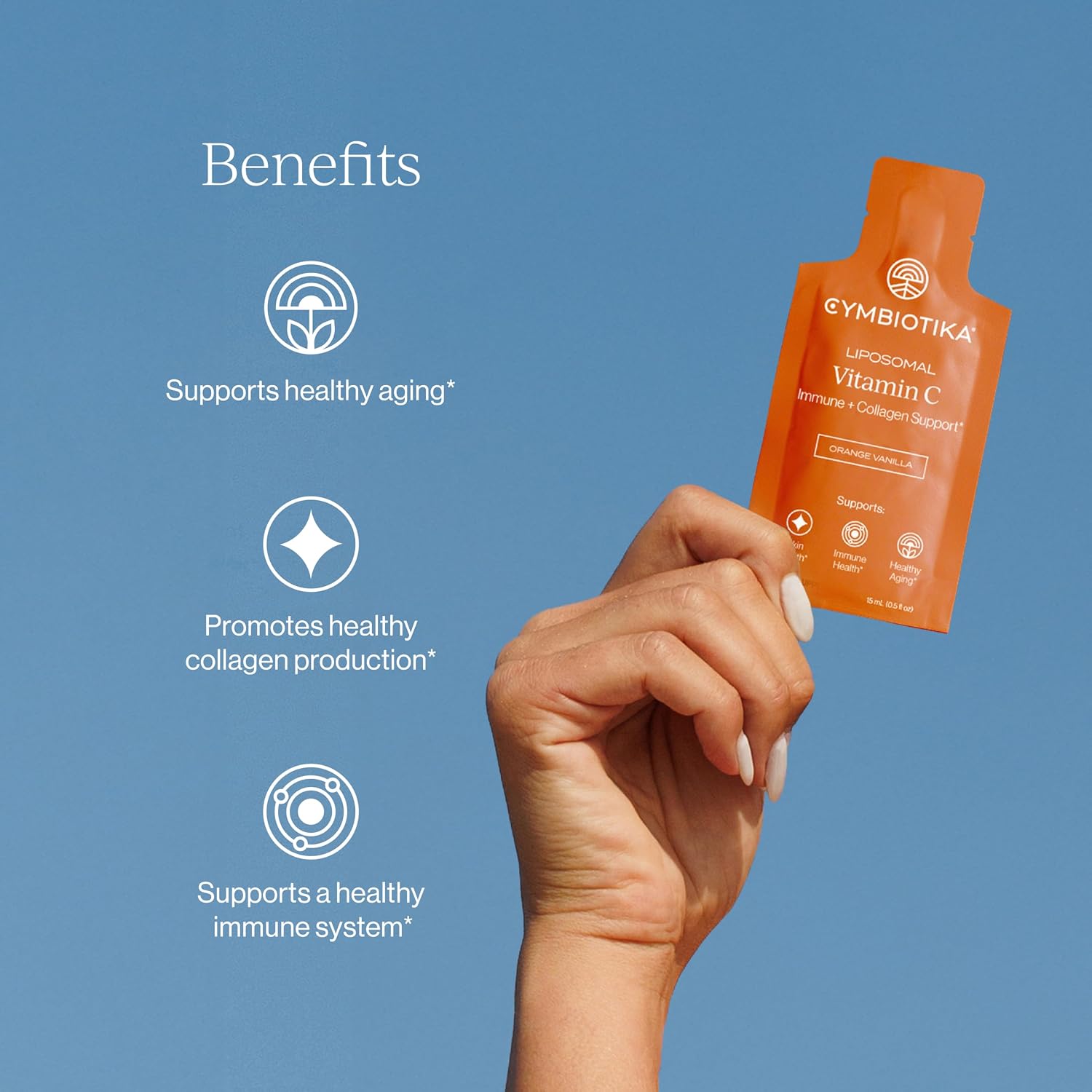 CYMBIOTIKA Liposomal Essentials Sampler, 4 Daily Favorites, 28 Packets