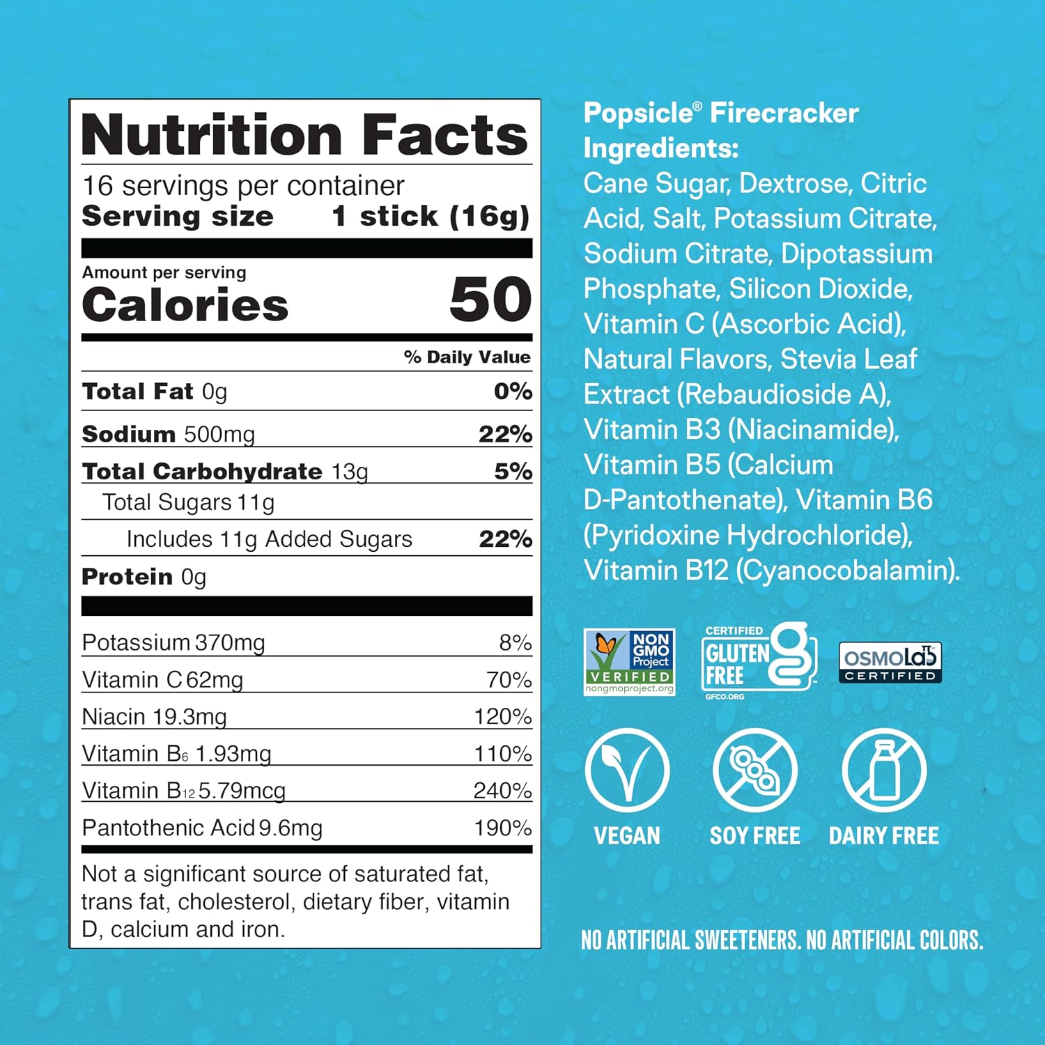Liquid I.V.® Hydration Multiplier - Classics - Lemon Lime + Firecracker - 2 Pack (16 Servings)