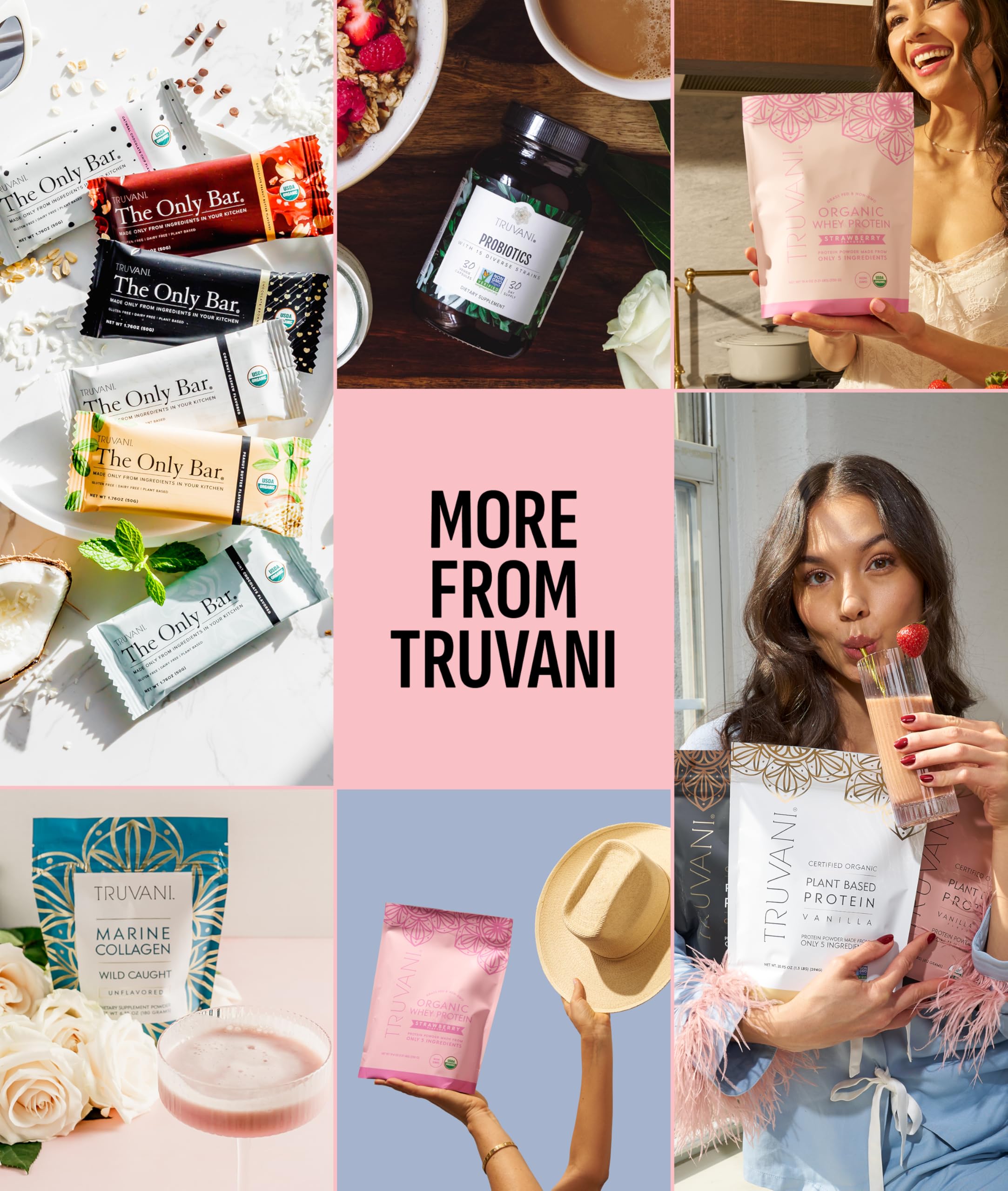 Truvani Hydrolyzed Collagen Peptides | Unflavored | 28 Servings | 20g Grass-Fed Collagen Protein Powder | Promotes Hair, Nail, Skin, and Joint Health | Keto | Gluten & Dairy Free