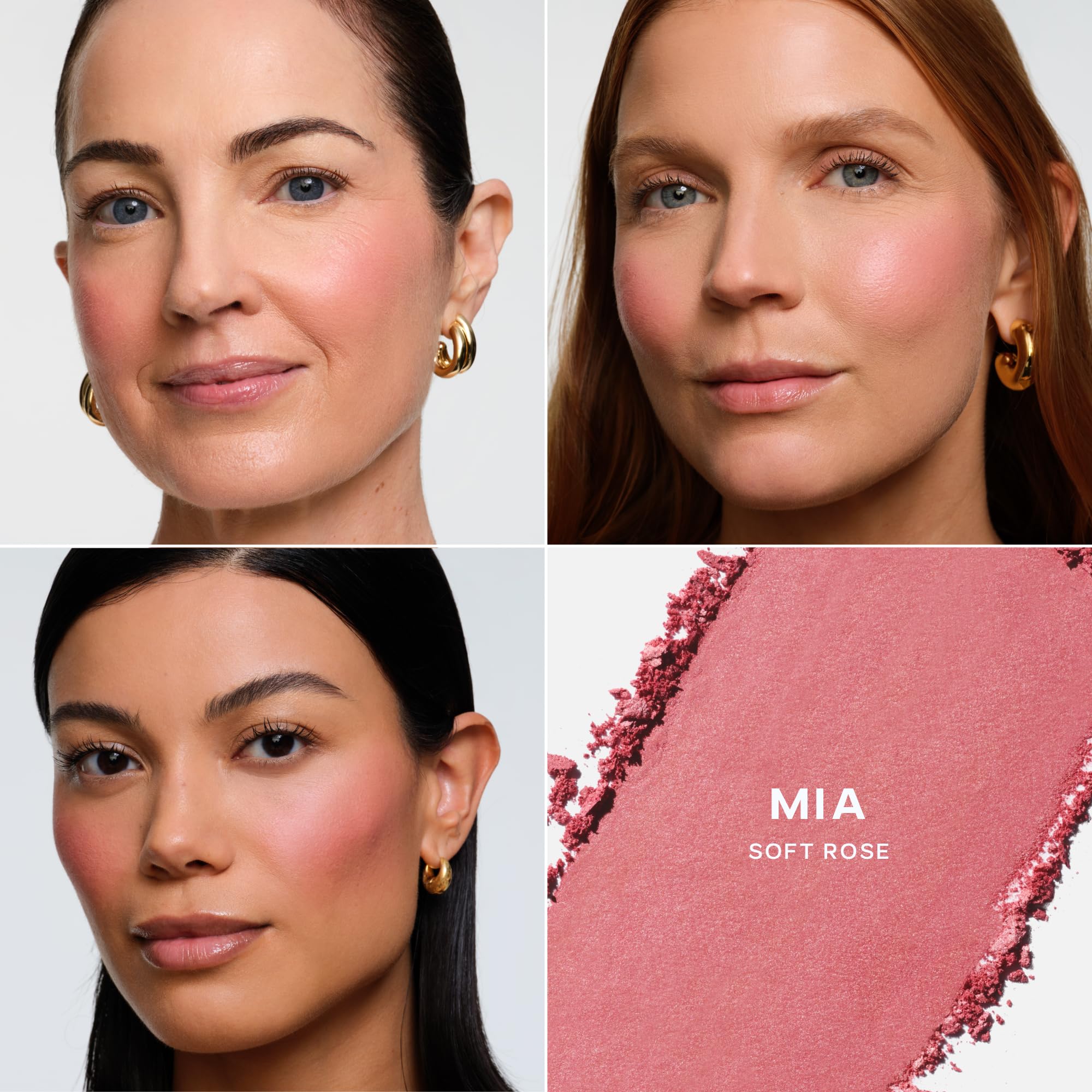 Saie Cheek Flush Duo - Dew Liquid Blush (.40 oz, Rosy), SuperSuede Baked Powder Blush (.01 oz, Mia) - Layerable, Skin-Nourishing Blushes for a Seamless Radiant Finish SaieBuy Supplements Australia