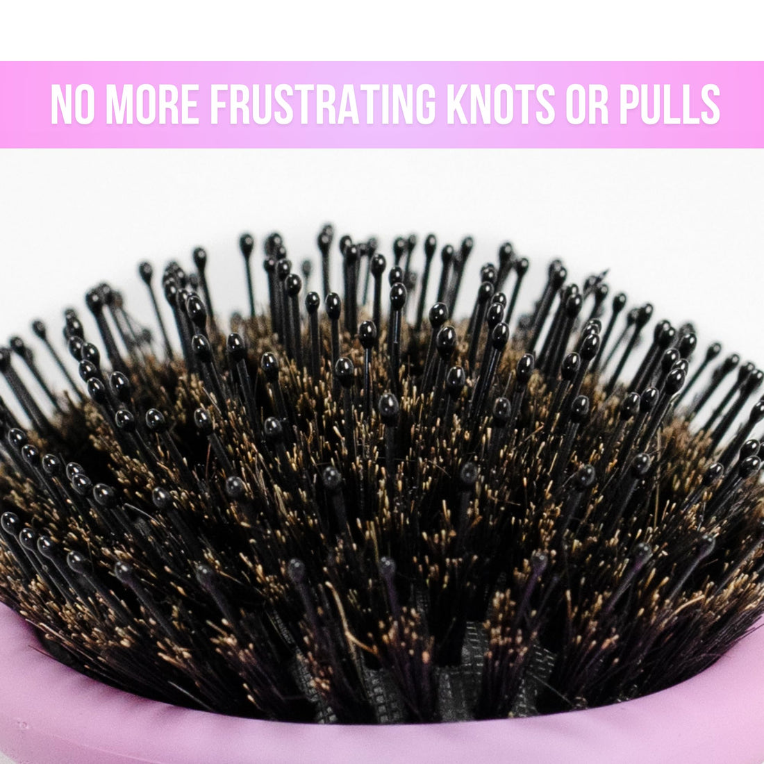 SimplyHair Ultimate Hair Extension Brush & Detangler Anti-Static, Dual Bristle Design, Soft Boar Bristle, Great for All Hair Types & Extensions - Pink & Purple Ombre Brush Ideal for Adults & Kids Simply HairBuy Supplements Australia