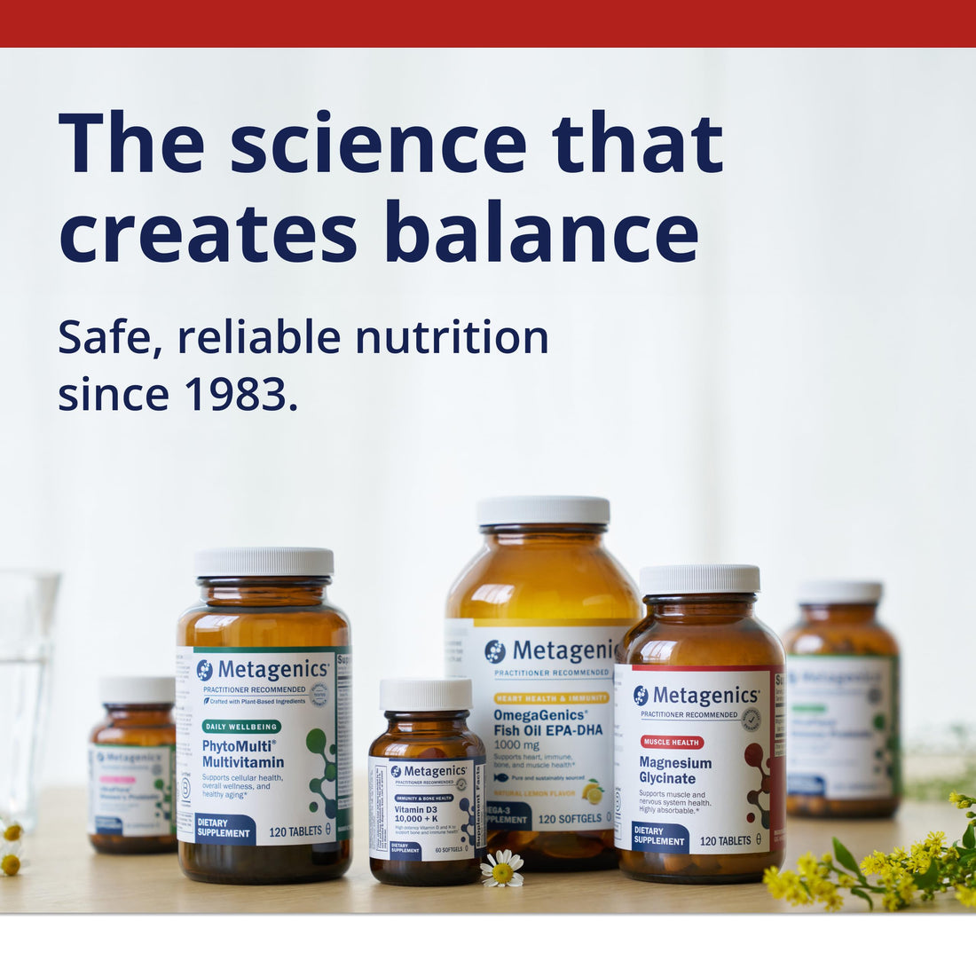 Metagenics Magnesium Glycinate supplement bottle on a white background
